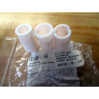Omega 297012 Air Filter Element 30658 (Pack of 3)