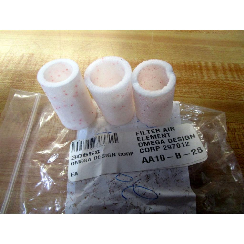 Omega 297012 Air Filter Element 30658 (Pack of 3) Omega 297012 Air Filter Element 30658 (Pack of 3)
