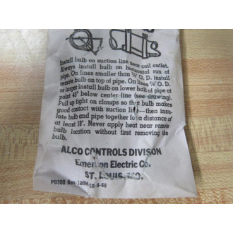 Alco XA 1728-12 Remote Bulb Clamp XA172812