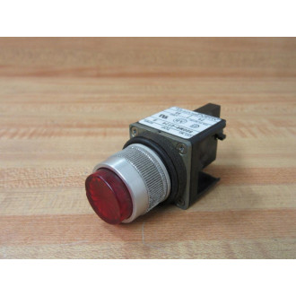 Allen Bradley 800MR-QT24 Push To Test Pilot 800MR-QT24R (Pack of 2) - Used