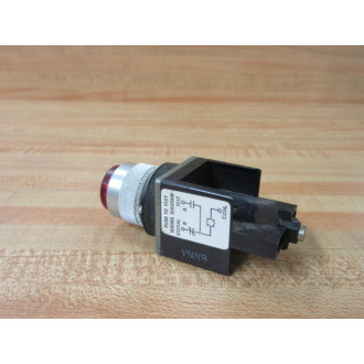 Allen Bradley 800MR-QT24 Push To Test Pilot 800MR-QT24R (Pack of 2) - Used