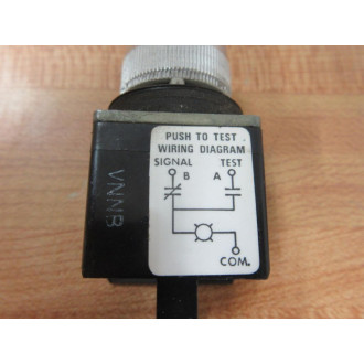 Allen Bradley 800MR-QT24 Push To Test Pilot 800MR-QT24R (Pack of 2) - Used