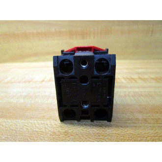 GE General Electric 080BF01V Contact Block WSquare Guard & Button - Used