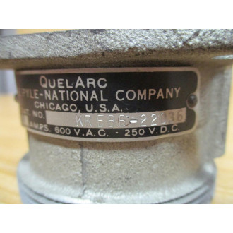 Pyle-National KREBB-22036 QuelArc Receptacle KREBB22036 - Used