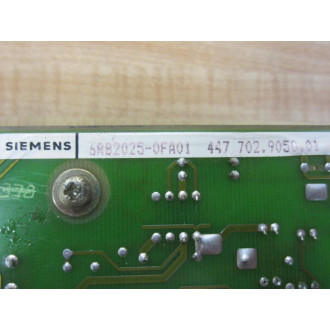 Siemens 6RB2025-0FA01 SIMODriveAPCB Power Unit 447702.9050.01 - Used