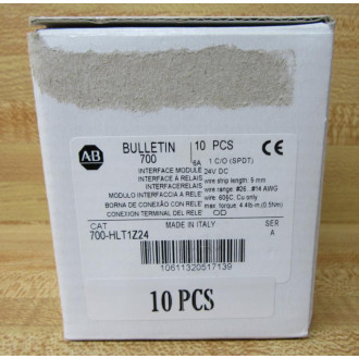 Allen Bradley 700-HLT1Z24 Terminal Block 700HLT1Z24 (Pack of 10)