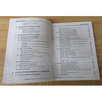 Yaskawa TOEP C710606 47A AC Drive-V1000 Manual - New No Box