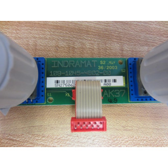 Indramat 109-1045-4A02-00 AK37 Board 109-1045-4B02-00 - Used