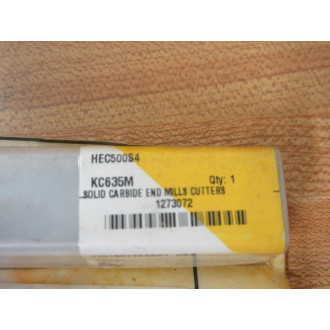 Kennametal HEC500S4 Solid Carbide End Mills Cutters KC635M
