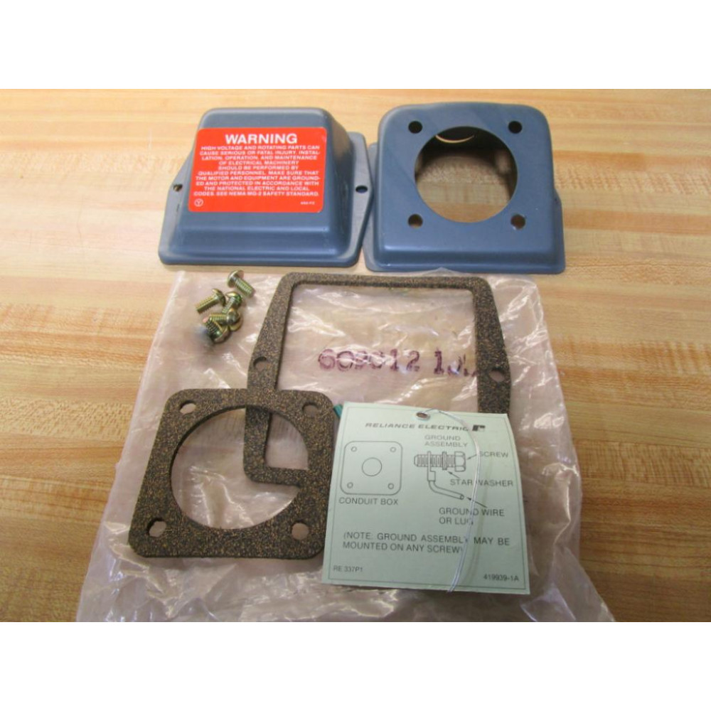 Reliance Electric 609012-1JJ Conduit Box Cover Kit 6090121JJ