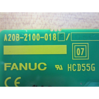 Fanuc A20B-2100-0186 Board A20B-2100-018608C - Used