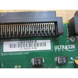 LSI Logic LSI21320-R Ultra320 SCSI Host Bus Adapter L3-00076-01 - Used