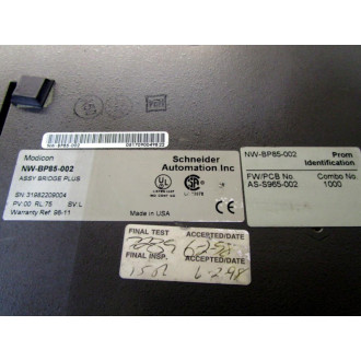 AEG Modicon NW-BP85-002 Bridge Plus Assy. NWBP85002 - Used