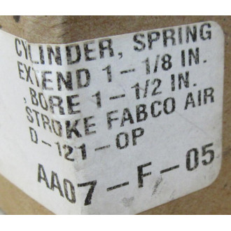 Fabco-Air D-121-OP Cylinder D121OP