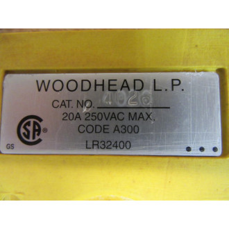Molex Woodhead LR32400 Vertical Switch Protector Cover Only - Used