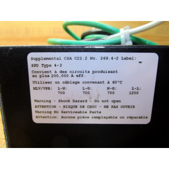 Siemens TPS3C011000M Surge Protection Device - Used