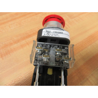 Allen Bradley 800T-FX6AANX Red Button 800TFX6AANX