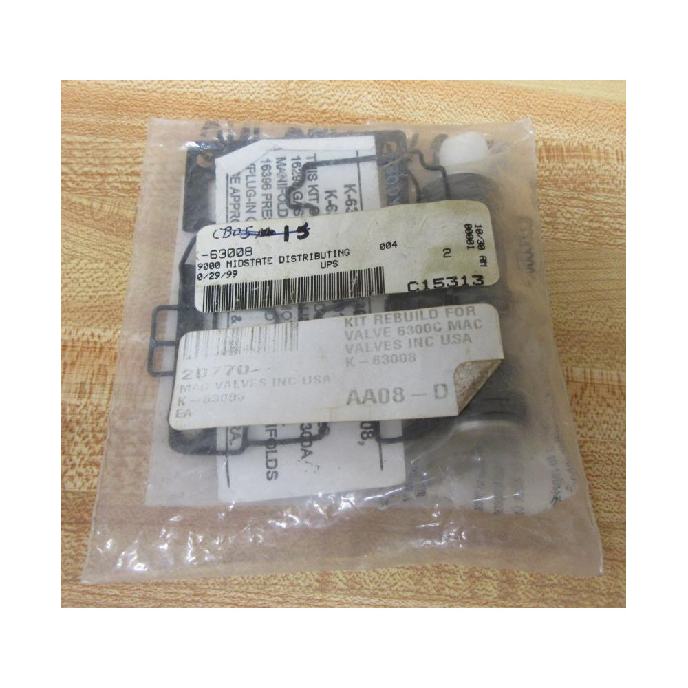 Mac Valves K-63008 Rebuild Kit K63008