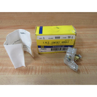 Square D 9998-SO1 Contact Module 9998-S01