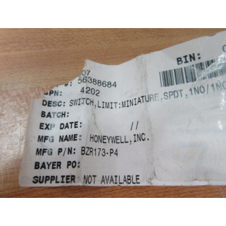 Micro Switch BZ-R173-P4 Limit Switch BZR173P4