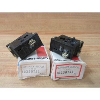 Cutler Hammer 10250T53 Eaton Contact Block (Pack of 2)