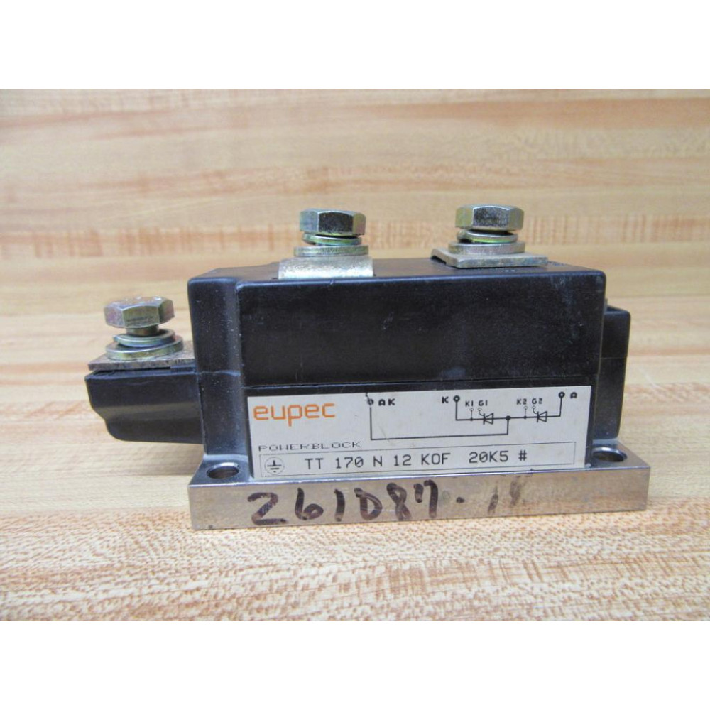 Eupec TT 170 N Thyristor Module TT170N - New No Box Eupec TT 170 N Thyristor Module TT170N - New No Box
