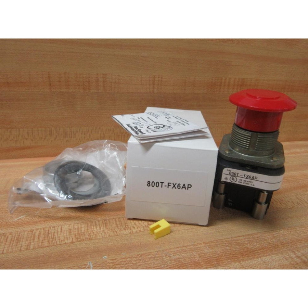Allen Bradley 800T-FX6AP Red Button 800TFX6AP
