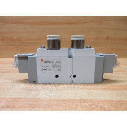 SMC SY9220-5LZ-C12 Double Solenoid Valve - Used