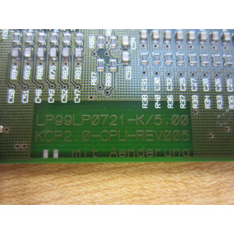 Kuka 58395 Pendant CPU PCB KCP 2.0-CPU - Used