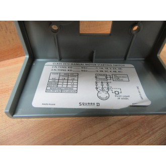 Square D 2510KG1AG Motor Starting Switch WO Hardware