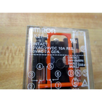 Omron MK2P-I-12V DC Relay MK2PI (Pack of 3) - New No Box