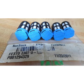 Festo 2307 U-18 Muffler Silencer 2307U18 (Pack of 5)