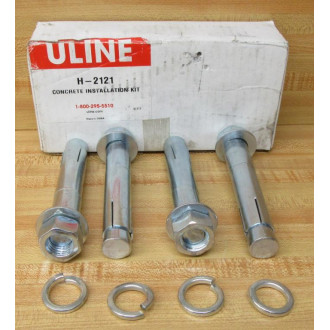 ULINE H-2121 Concrete Installation Kit H2121