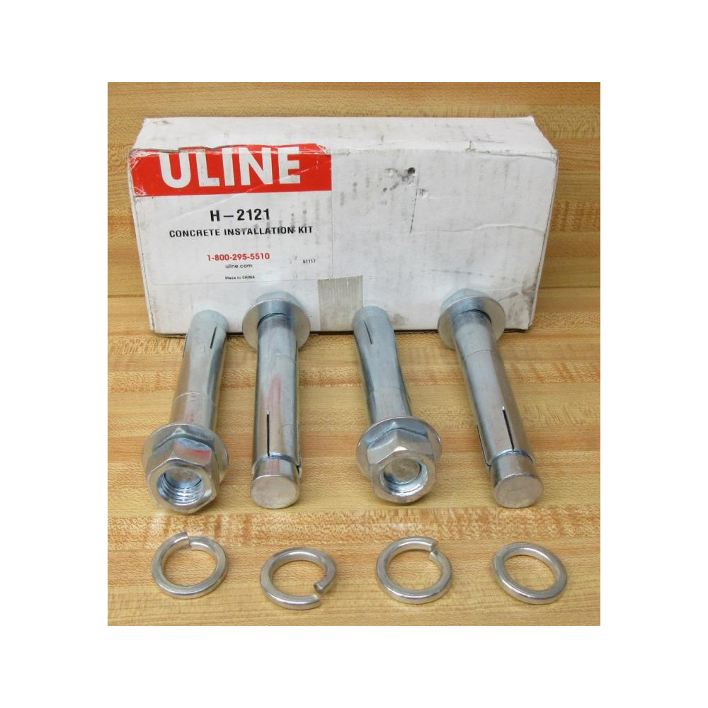 ULINE H-2121 Concrete Installation Kit H2121 ULINE H-2121 Concrete Installation Kit H2121