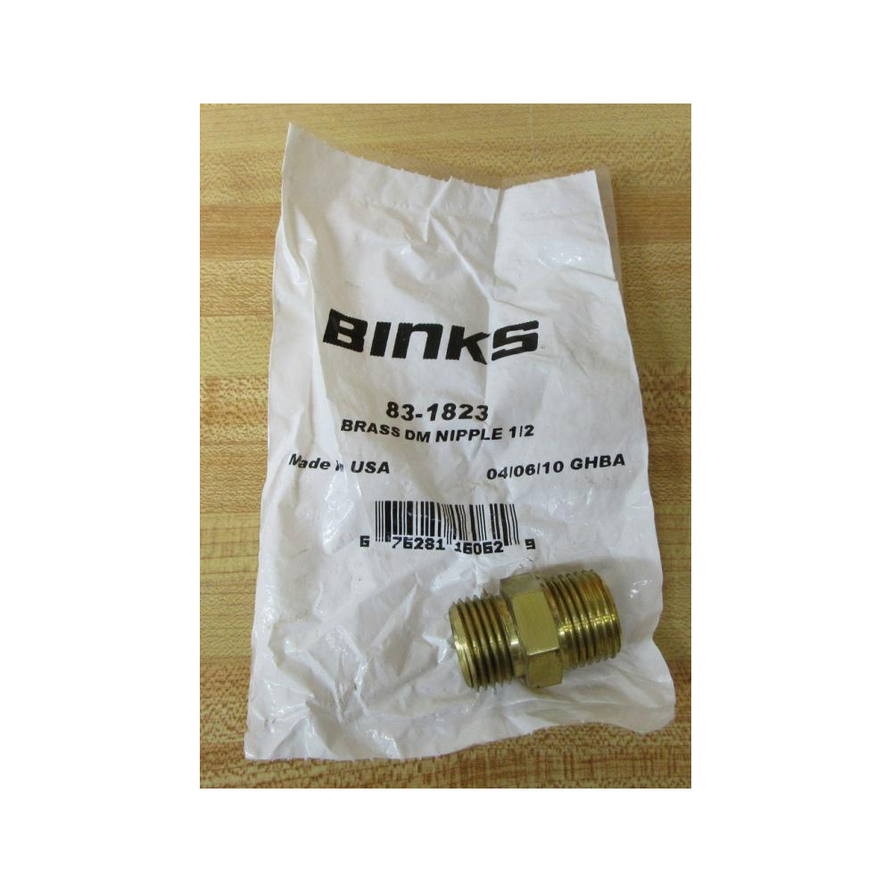Binks 83-1823 Nipple 831823