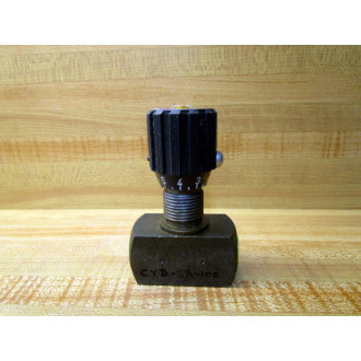 Hycon DV8-1.112V Needle Flow Valve DV81112V - Used
