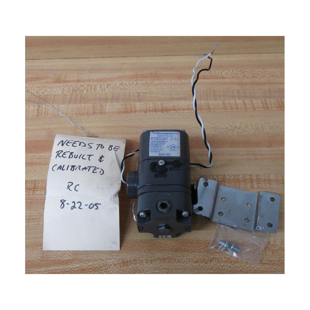 ControlAir 500-AC Tranducer 500AC - Parts Only ControlAir 500-AC Tranducer 500AC - Parts Only
