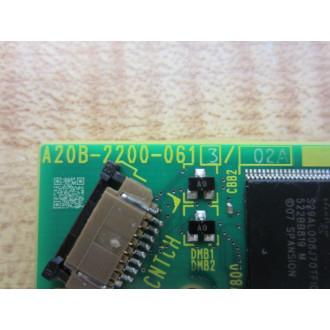 Fanuc A20B-2200-0613 Control PCB A20B-2200-061302A - Parts Only