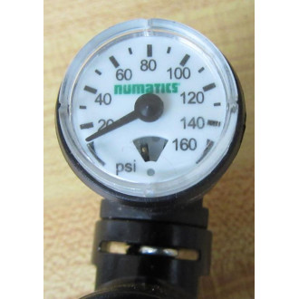 Numatics 122RD100J016W00 Regulator W Dual Control - Used