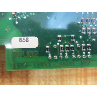 Indramat 109-1051-3B01-07 RPU02 Board 109-1051-3A01-07 - Parts Only