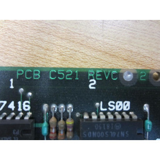 Gould Modicon C521 Circuit Board Rev C WO Side Panel - Parts Only