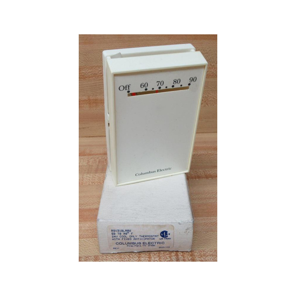 Columbus Electric RSV310LAAW Thermostat