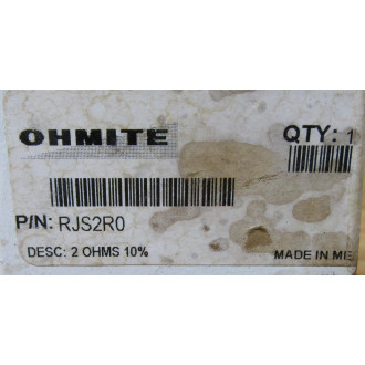 Ohmite RJS2R0 Rheostat