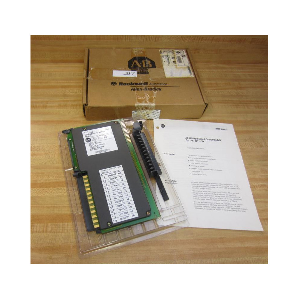 Allen Bradley 1771-OD Module 1771-0D Ser. C, Rev H01, 96590504 C01 Allen Bradley 1771-OD Module 1771-0D Ser. C, Rev H01, 96590504 C01