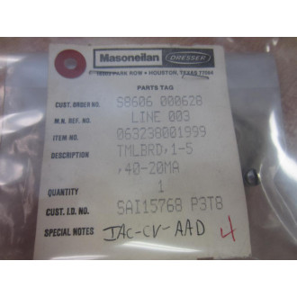 Masoneilan Dresser 063238001999 Circuit Board