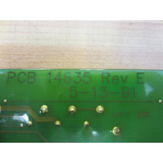 14635 PCB 14635 Rev.E 14630L-01 or 14630L-02 - Parts Only