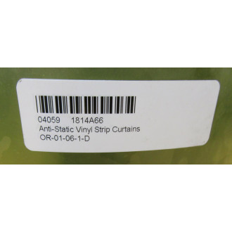 1814A66 Anti-Static Vinyl Strip 04059 (2) 10' Length Strips - New No Box