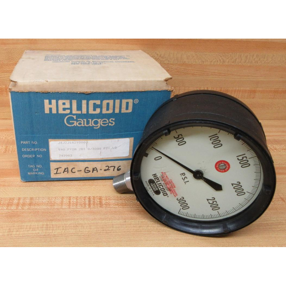 Helicoid J4J2J1A2Y0000 Gauge Helicoid J4J2J1A2Y0000 Gauge