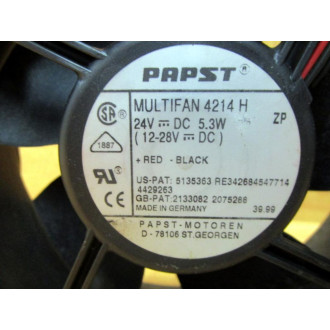 Papst Motoren 4214 H Multifan 4214H WO Hardware - Used