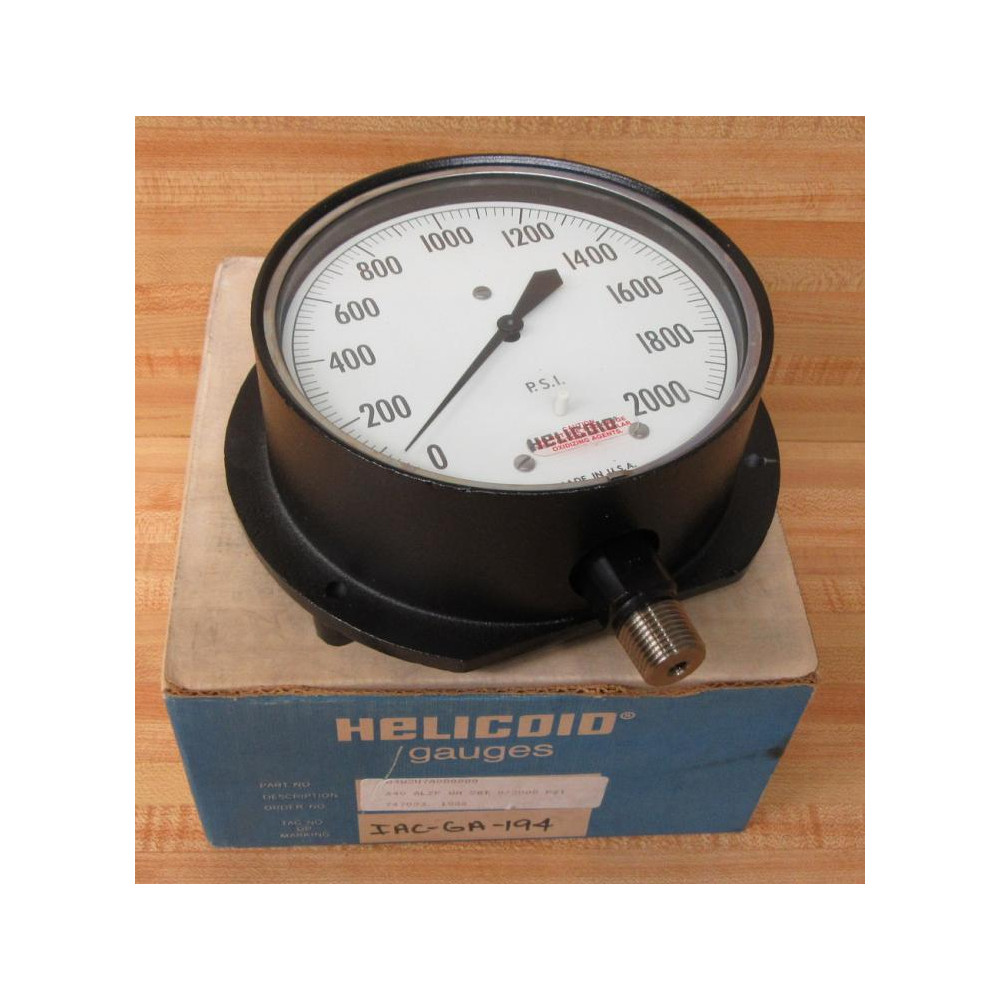 Helicoid G4W2H7A000000 Gauge Helicoid G4W2H7A000000 Gauge